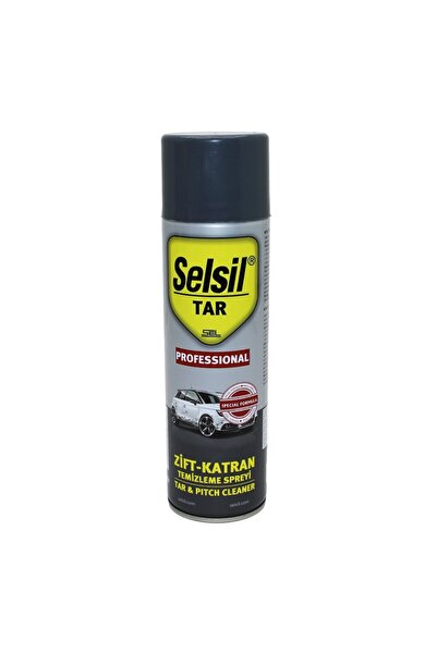 Selsil TAS-017 Tar Temizleme Sprey 500ML Zift Katran Kir Yağ