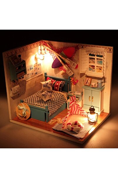 CasaDesteapta.ro Casuta DIY, Setul Casa Păpuși Brandon Room Model - Jucarie M...