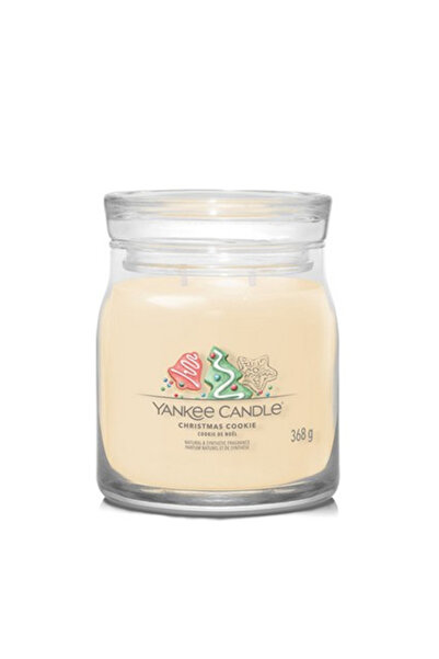 Yankee Candle Коледна свещ с аромат на бисквитки, среден размер, 368 г