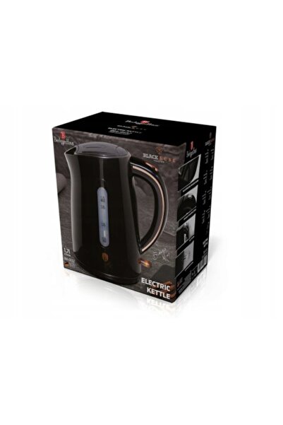 NO BRAND Ceainic electric 1,7 L, 2200 W, negru, cu oprire automată
