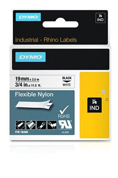 Dymo Etichete RHINO din nailon flexibil 18489