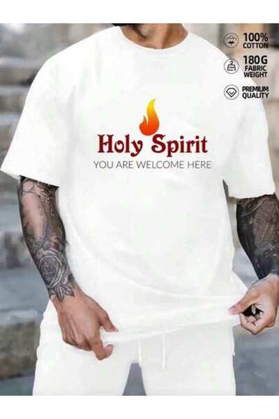 NOURAM Men'S T-Shirt Featuring SpiritThis Humorous Faith Design Includes A Fl...