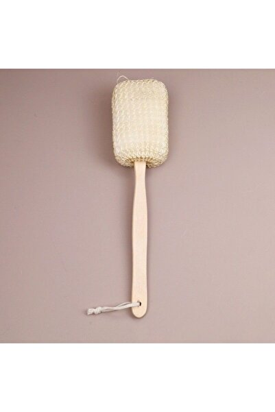 idei Body care accessory loofah bath brush, long wooden handle, for daily sho...