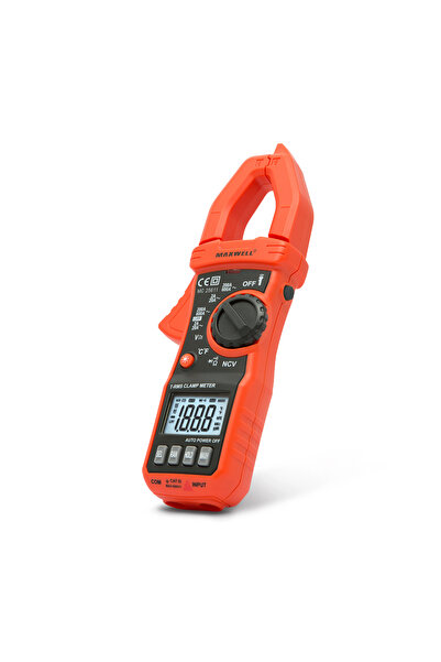Maxwell Clește ampermetric True RMS 600A, 600V, NCV, temperatură, LPF, ilumin...