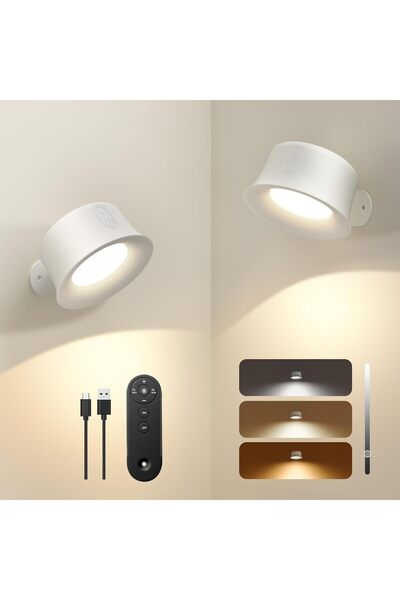 Generic Brand Applique de peretee interieur, lampe de peretee LED reîncărcabi...