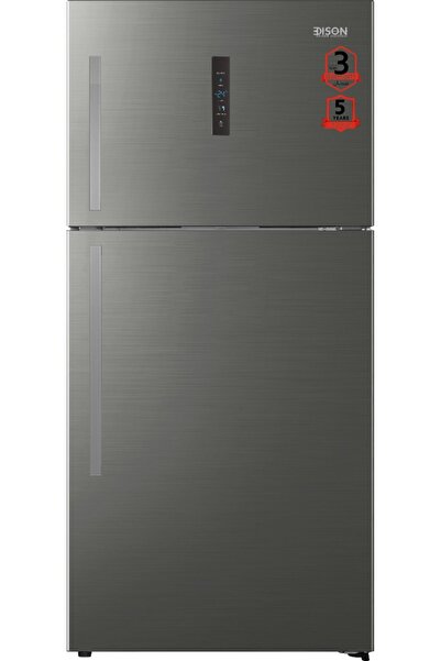 Edison EDIR510INV Refrigerator with Freezer, Inverter, 17.8 cu. ft., 504 L, 2...