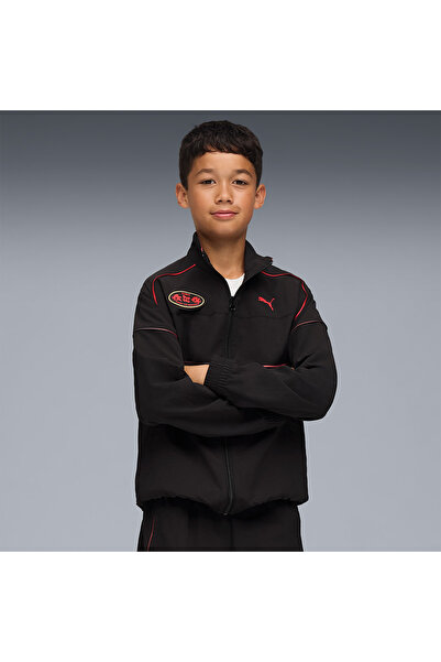 Puma X Sonic Sds Relaxed Track Boys' Black Jacket