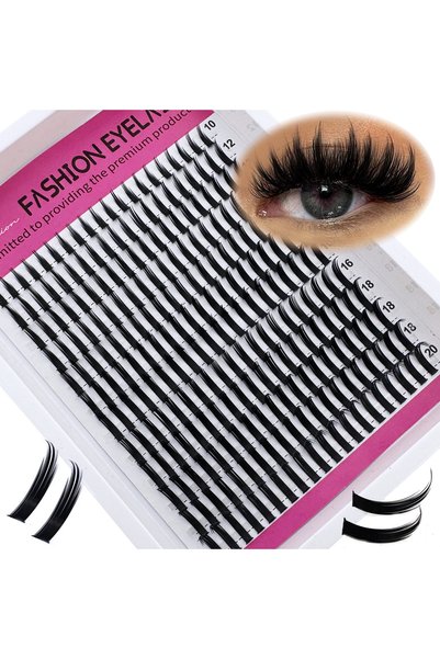 Choice1 MIX 0.07mm D 12pai hua Spikes UMIRYAO Spikes Lash Clusters Long 10-20...