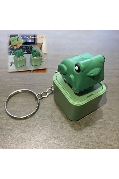 choice2 Frog USB Fidget Keychain Clicker Keychain Frog Keychain Sound Keyring...