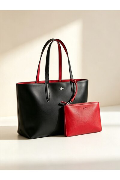 Lacoste Kids Women's Double Sided Two-Tone Large Capacity, Messenger Bag Hand...