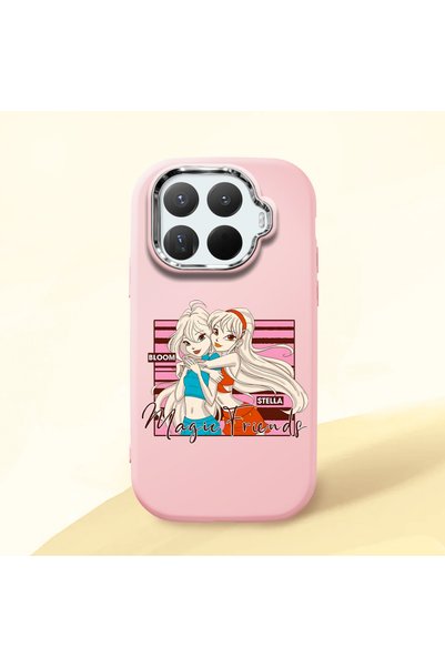 ucuc Pink Silicone Case Compatible with Mi 15t Pro with Shock-Absorbing Camer...