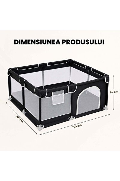 Elindor Țarc de joacă pentru bebeluși și copii Elindor ®   cu spumă groasă, V...