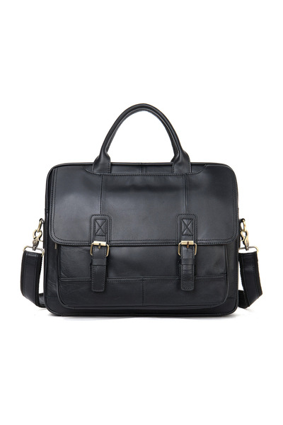 IMODIX Men's Genuine Leather Bag, Briefcase, Business Design, Smart Internal ...