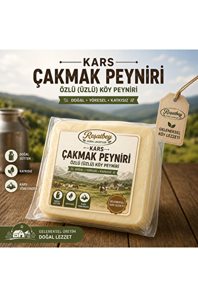 Reşatbey Kars Çakmak Peyniri (Özlü - Üzlü Köy Peyniri) 500 Gr