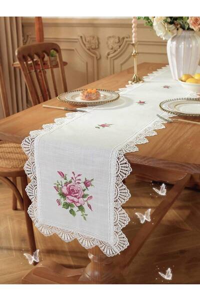 OEM 40*40 Magazin Home&Living 1 buc Material textil din poliester și in, brod...