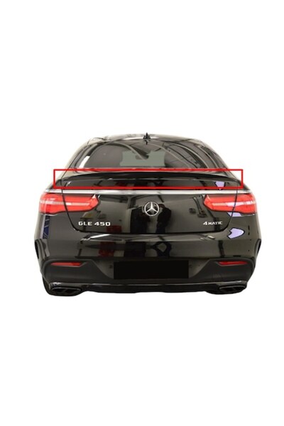 Aftermarket Eleron portbagaj compatibil Mercedes GLE Coupe C292, negru lucios...