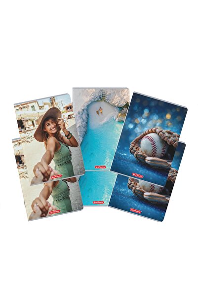 Herlitz Caiet A4 60 file, hartie 70g/mp FSC mix, patratele, Megamix 2, divers...