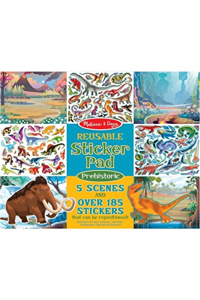 Melissa and Doug Reusable Sticker Pad - Prehistoric