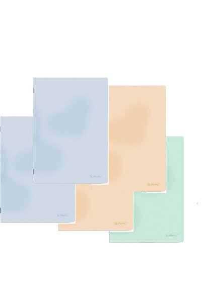 Herlitz Caiet A4 80 file, hartie 70g/mp FSC, coperta PP, dictando, diverse cu...