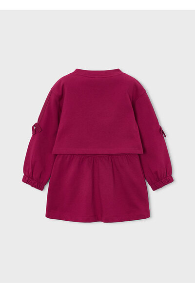 MAYORAL Girl's Embroidered Sweatshirt Dress Set 4917