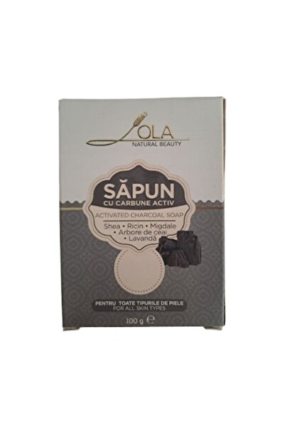 Lola Natural Beauty Săpun, Lola Beauty, cărbune activ 100g
