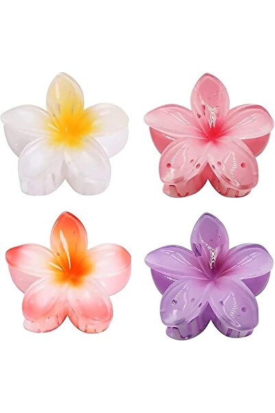 GQLV Flower Hair Claw Clips-4PCS for Thick Hair,Strong Hold Nonslip,Hawaiian,...