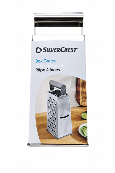 Generic Brand Τρίφτης τεσσάρων όψεων SilverCrest, από ανοξείδωτο ατσάλι, με α...