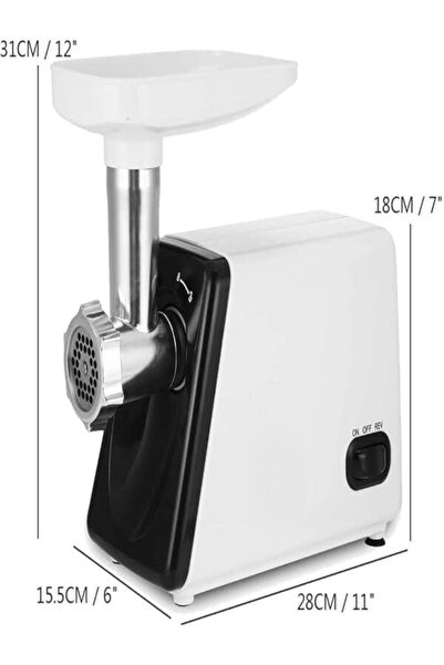 Generic Brand 500W Electric Meat Grinder, Heavy-Duty Meat Mincer with Stainle...