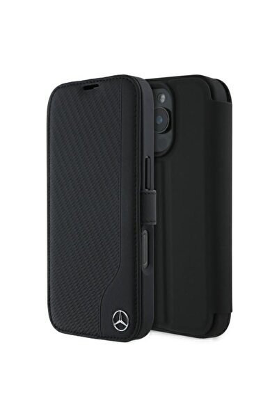MERCEDES MEBKP16L23RBGVK iPhone 16 Pro 6.3 " μαύρη θήκη τύπου βιβλιοθήκης από...