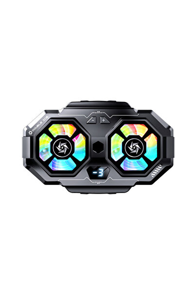 Techsuit Ψύκτης Τηλεφώνου (SL22) Διπλή Τουρμπίνα, με Ψηφιακή Οθόνη LED, Φωτισ...