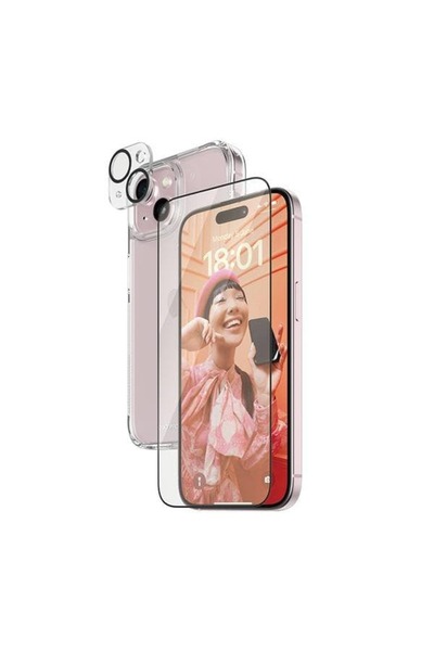 CARE by PanzerGlass® PanzerGlass Πακέτο 3 σε 1 iPhone 15 6.1 " Σκληρή Θήκη D3...