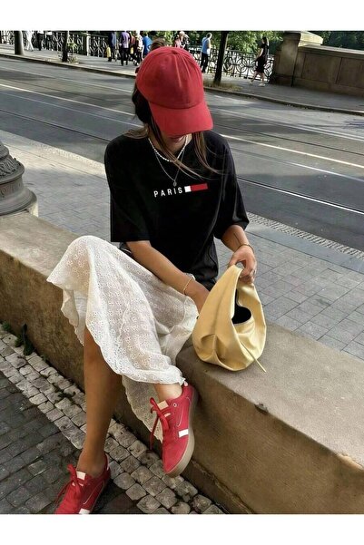 25W Women's Summer New Minimalist Slogan Printed Casual Vacation Style Loose ...