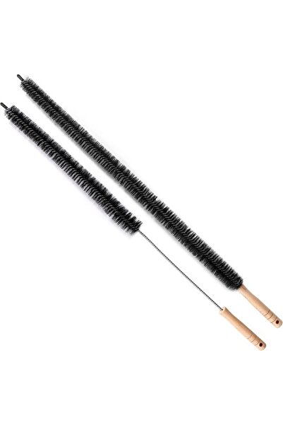 STARSTAR 2-pack radiator brush with flexible wooden handle, black
