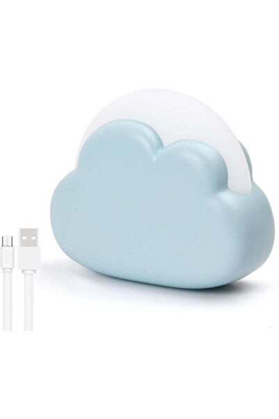 STARSTAR Rechargeable cloud night light 4 modes blue.