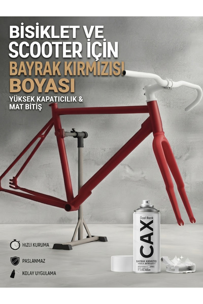 caxcolors CAX Akrilik Sprey Boya - 400 ml, Bisiklet ve Scooter Boyası