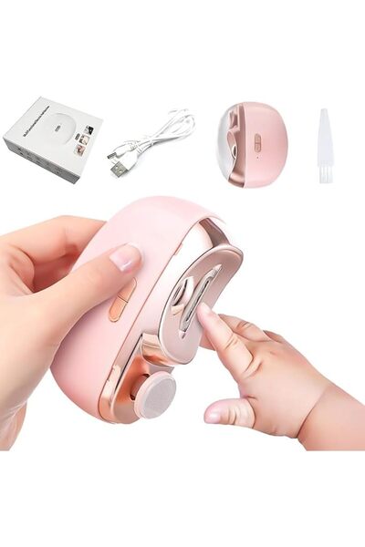 Emeralune Electric Baby Nail Clippers,2-in-1 Electric Polishing Automatic Nai...