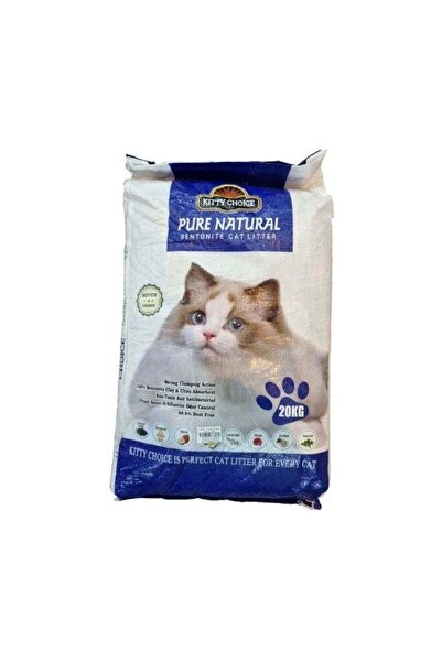 Kitty Choice Pure Natural Bentonite Baby Powder Fragrance Cat Litter, 20 kg