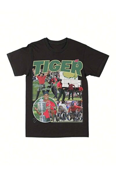 21JNRY Men's Graphic Tee - Black Athletic Action Shot T-Shirt, Moisture-Wicki...