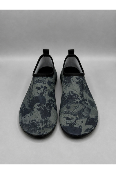 shoecide Khaki Camouflage Pattern Men's Sea Shoes – Lightweight, Non-Slip, Qu...