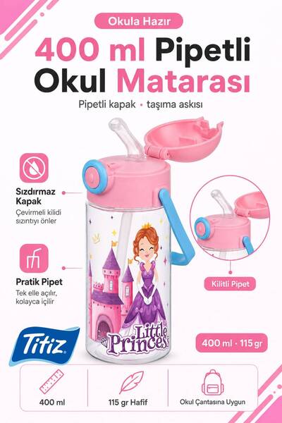Titiz Children's School Water Bottle 400 ml