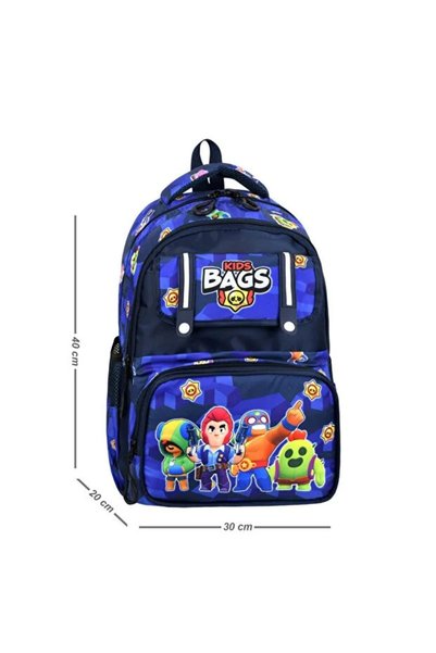 ATHLETIC Men's Patterned Triple Children's Primary School School Bag Set (Bag Thermal Lunch Bag Pen Holder Small Wallet Accessory)