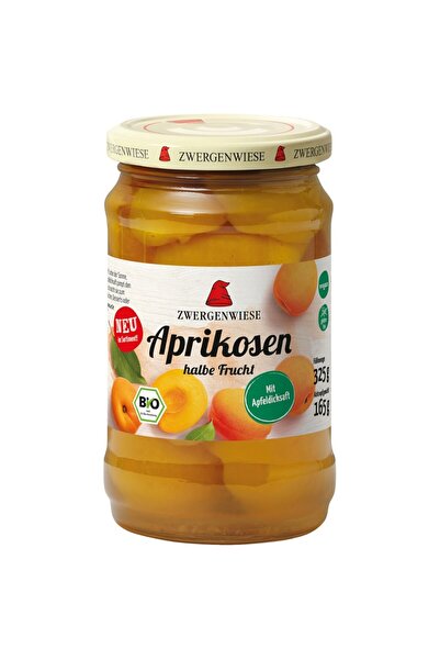 Zwergenwiese Compot de caise în jumătăți, Fără gluten, Bio, 325g