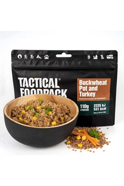 TACTICAL FOODPACK® Тактическа хранителна преместваема колонна аптечка с елда,...