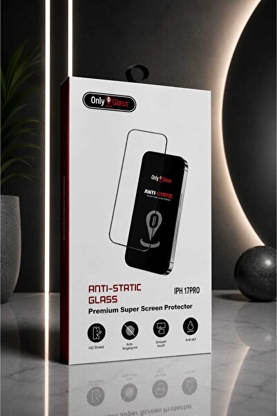 Case iPhone 17 Pro Privacy Temperli Cam Ekran Koruyucu 9H – Anti-Static Tam K...