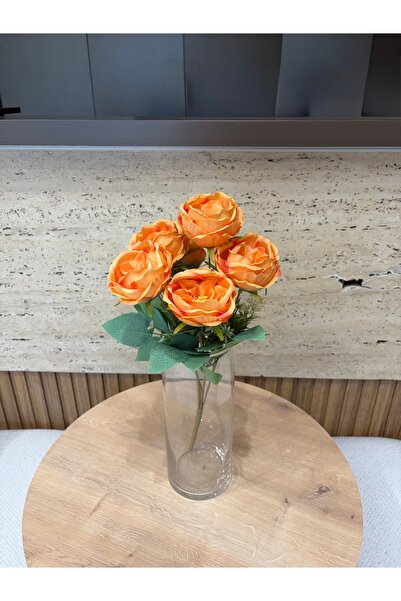 Hinora Premium Artificial Peony Flower 7 Branches Bundle – Realistic Looking ...