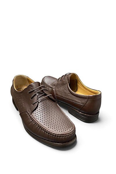 Desimod Genuine Leather Inside and Outside Perforated Summer Full Orthopedic ...