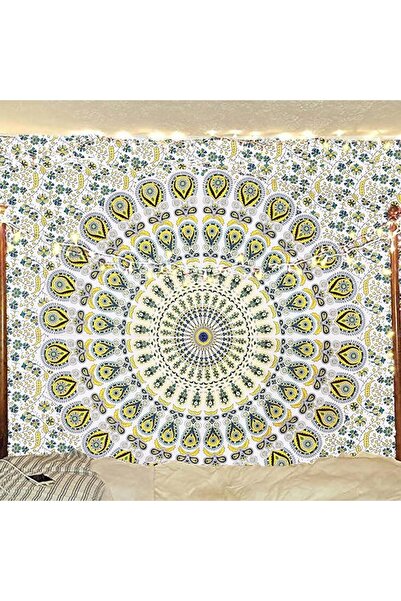 Bless International Indian Hippie Bohemian Psychedelic Peacock Mandala Wall H...