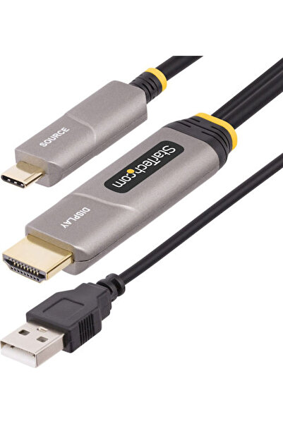 startech 146b-usbc-hdmi4k-aoc 15.2m Καλώδιο Προσαρμογέας USB Type-C σε HDMI T...