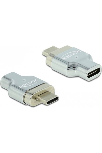DELOCK Μετατροπέας USB-C θηλυκό σε Thunderbolt 3 αρσενικό Ασημί 1 τεμάχιο 66433