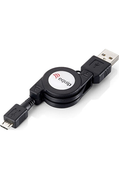 EQUIP 128595 Ανασυρόμενο καλώδιο USB 2.0 σε micro USB 1μ (128595)